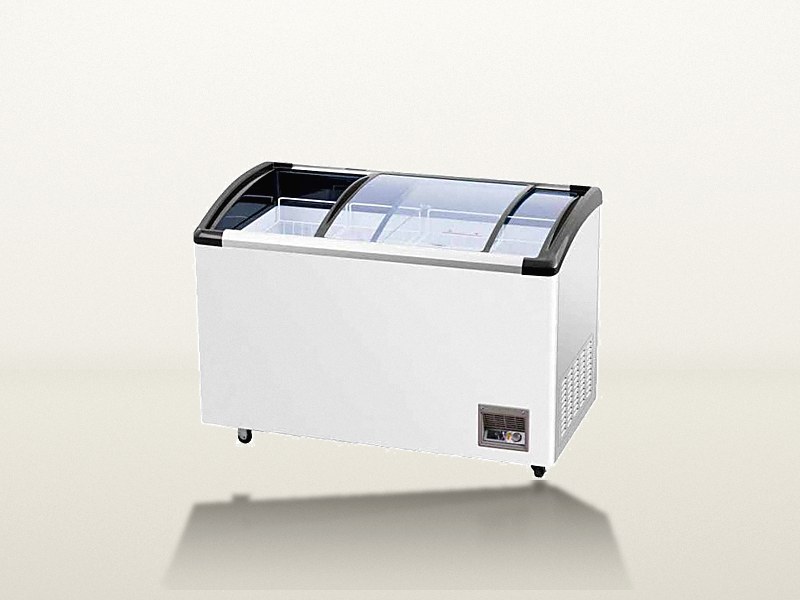SINO ICEMAX — Лари с гнутыми стеклянными крышками