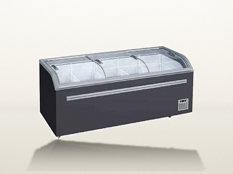 SINO ICEMAX — Островные витрины с гнутым стеклом